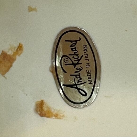 Vintage 80’s Andre Richard Japan Ceramic Swan Hand Towel Holder Soap Dish Cream - Picture 11 of 14